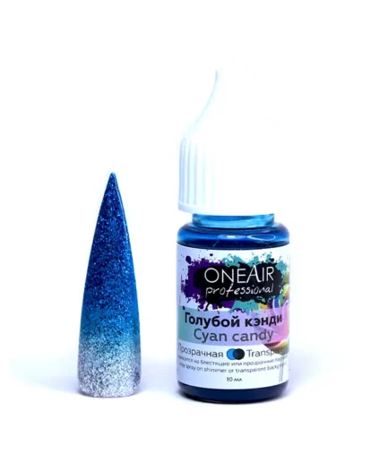 OneAir Professional Nail Airbrushing Paint - Candy Cyan 10ml