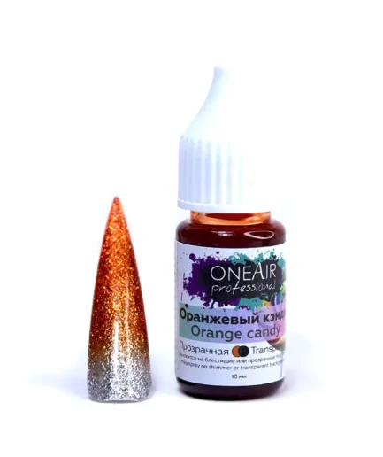 OneAir Professional Nail Airbrushing Paint - Candy Orange 10ml