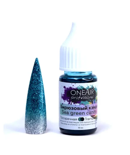 OneAir Professional Nail Airbrushing Paint - Candy Sea green 10ml