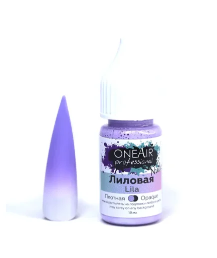 OneAir Professional Nail Airbrushing Paint - Nude Lila 10ml