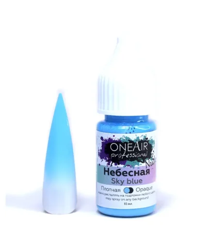 OneAir Professional Nail Airbrushing Paint - Nude Sky blue 10ml